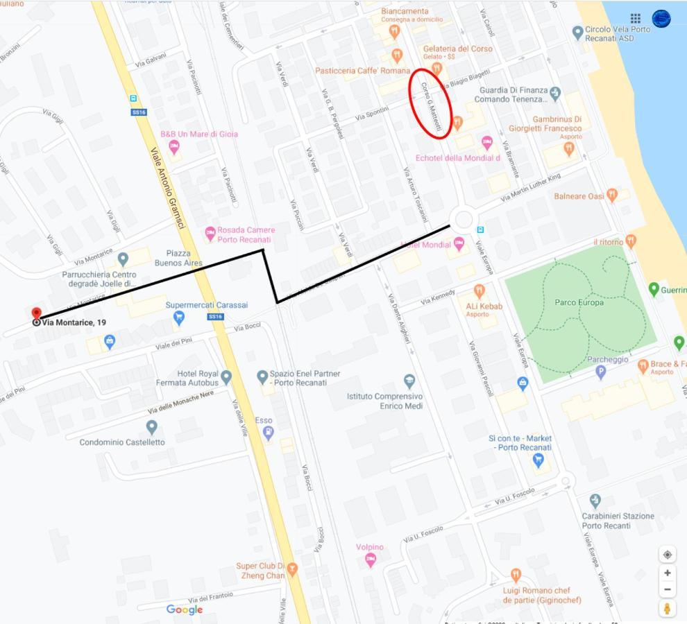Porto Recanati Apartament Bagian luar foto